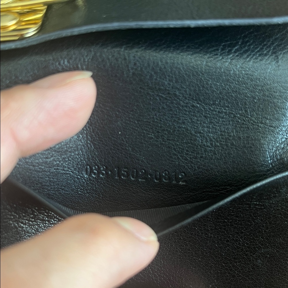 Gucci Black Leather Key Holder with Bamboo Accent - Picture 4 of 12